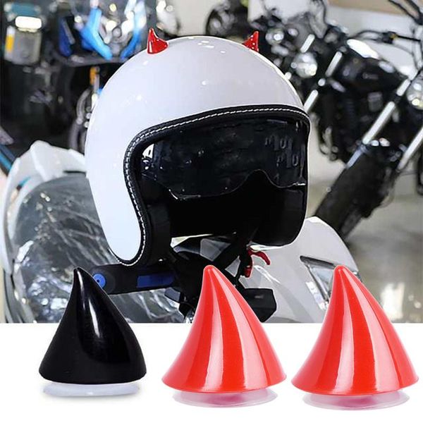 

2pcs motorcycle diy motorcycle helmet horn soft plastic cute motorbike helmet horns sucker decoration