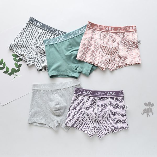 

abc five-piece children's cotton men's underwear four-legged children's shorts under underwear underpants boxer pants 100-180, Camo