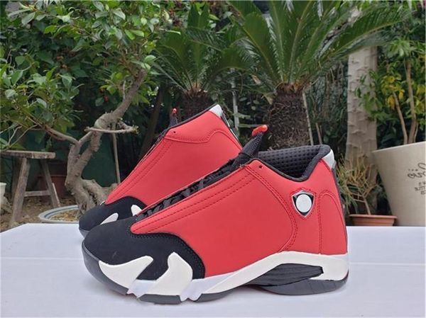 

release 14 og high gym red men basketball shoes gym red black white 14s 487471 -006 outdoor sneakers with box 0q0