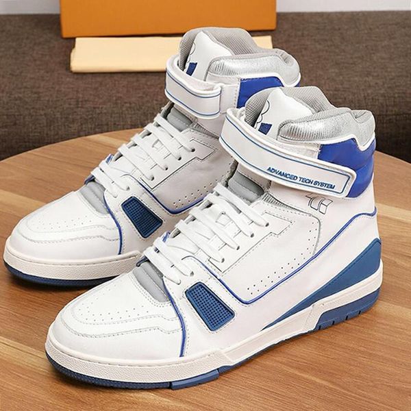 

fashion classic trainer sneaker mid -mens shoes scarpe sportive da uomo breathable lace -up type men shoes fashion brands style sneakers, Black