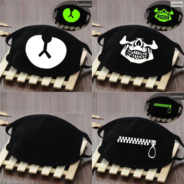 

designer printed face masks masque soft cotton breathing mask earloop mouth face er outdoor riding lycra cotton masque #689#107, Black