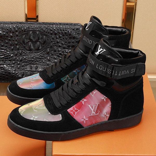 

mens shoes fashion footwears scarpe da uomo luxury type boombox sneaker boot luxury ankle fashion boots bottes hommes casual shoes for men, Black