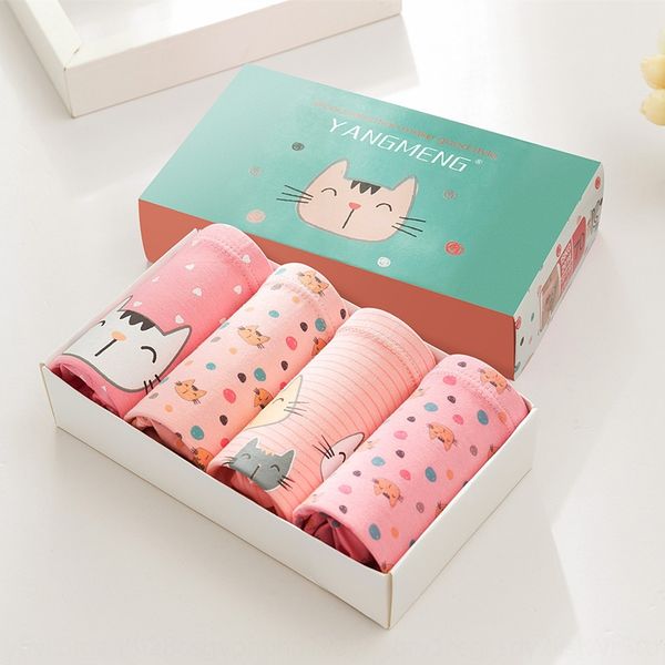 

new children's underwear cotton boxed girls' boxer pants underwear boxer pants medium and large children's cartoon baby short, Camo