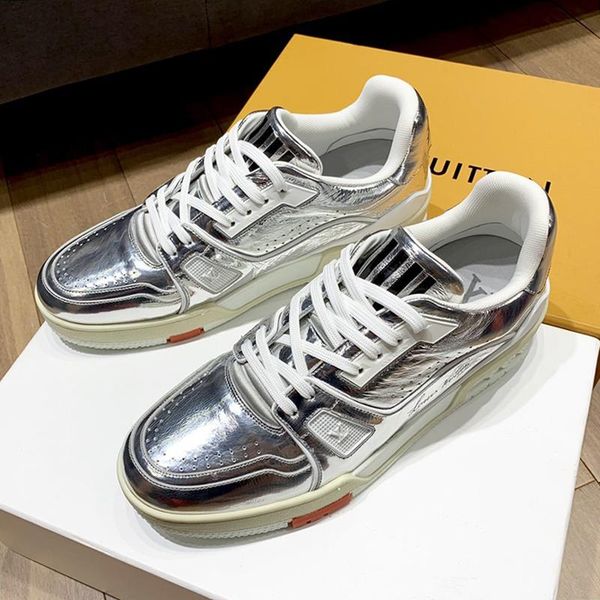 

trainer sneaker mens shoes comfortable luxury sneakers with origin box outdoor walking sports shoes plus size lace -up vintage men shoes