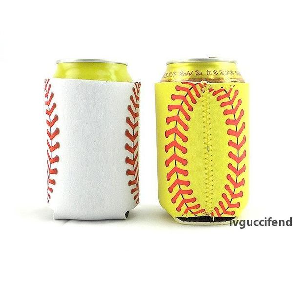 

can sleeve eco-friendly baseball pattern can cooler neoprene can holders 13x10cm 2 colors wen6787