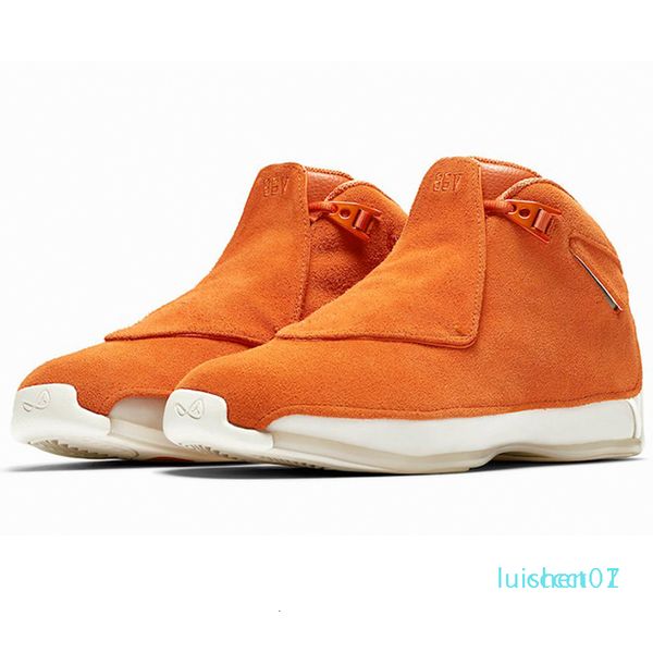 

3a quality jumpman 18 18ss og xviii mens yellow suede orange toro bred blue royal black white athletic sports sneakers trainers 7-13 ct07