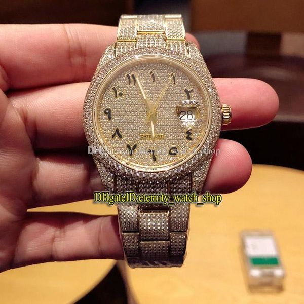 

version m126333 m126334 m126234 diamond dial eta 2824 automatic mechanical 41mm mens watch gold 904l steel diamond case designer watches