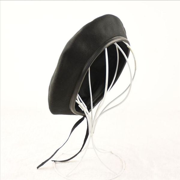 

beret beret female hat female hat, Blue;gray
