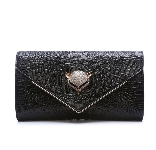 

women genuine leather evening bag fashion shoulder bags high-end pull folding clutch bag women's hand bag solid color