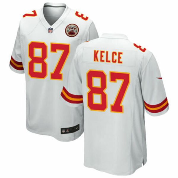 

travis kelce #87 men's all colors xs-5xl stitched football jerseys, Gray