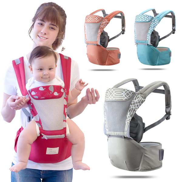 

эргономичная несущая младенца infant kid новорожденного hipseat sling фронтального кенгуру infant wrap перевозчик для ребенка путешествие 0