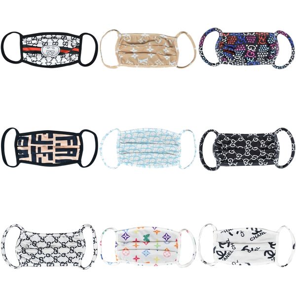 

cotton mask outdoor face masks party fashion printed black mask dustproof warmth cycling mask 17 styles kka7775#928, Blue;pink