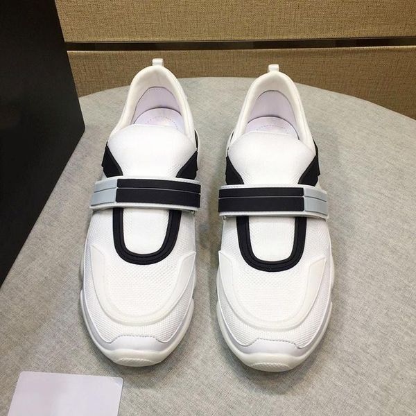 

fashion classic cloudbust sneakers men 's shoes vintage soft sneakers hook &loop sports comfortable men shoes with origin box drop shi, Black