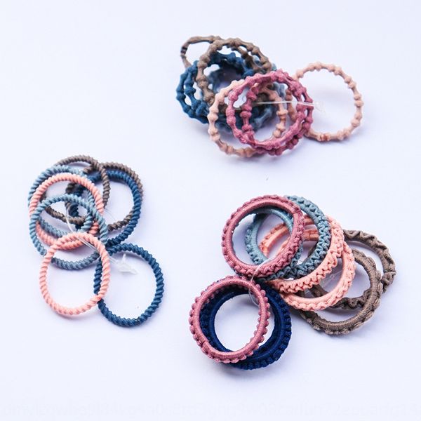 

baby girls does not rubber rope rope hurt korean princess accessories children's rubber band hair accessories hair band, Slivery;white