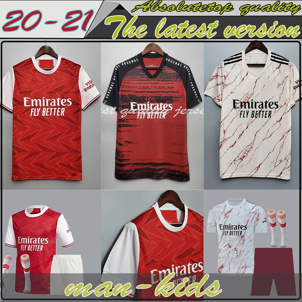 

20/21 gunners home soccer jersey 2020 arsen pepe nicolas ceballos henry guendouzi sokratis maitland-niles tierney football shirt uniforms, Black;yellow