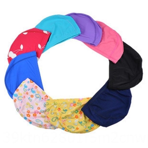 

women suit solid color fabric swim bright nylon swimming swimming cap women suit solid color fabric swim cap bright nylon