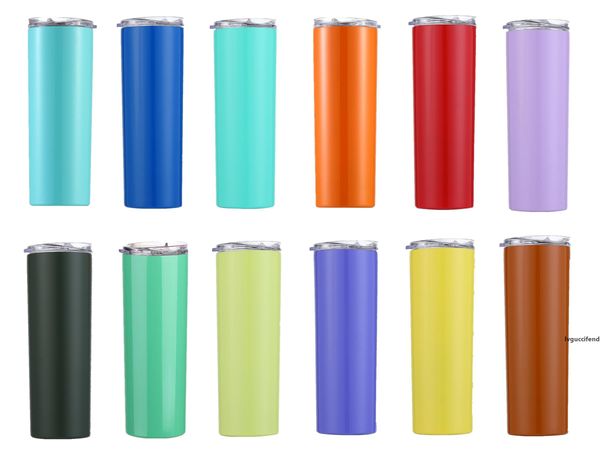 

custom 20oz stainless steel skinny tumbler vacuum insulated straight cup diy water bottle coffee skinnyÂ mugÂ wineÂ glass double wall flask a06