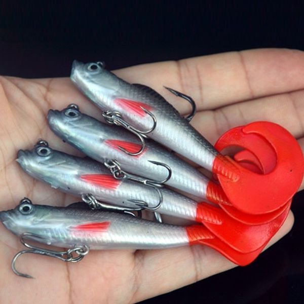 

hihcp black back red lead black back and red tail deer too hairtail 10cm 9g deer tooth soft ba fish lead hook fish 10cm 9g luya bait soft ba