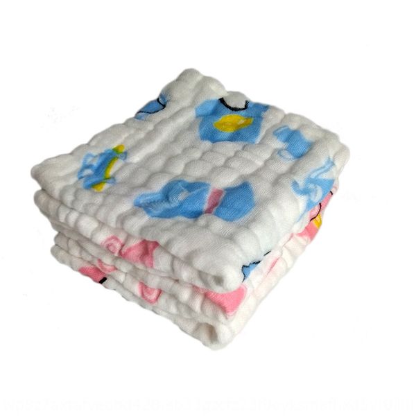 

blekf baby saliva soft and handkerchief square towel comfortable handkerchief six-layer gauze bubble yarn cotton absorbent thickened square