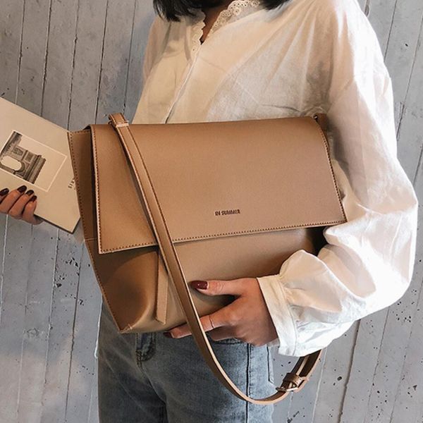 

vintage fashion female flap bag 2019 new quality pu leather women's designer handbag large shoulder messenger bag bolsos mujer