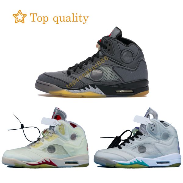 

basketball shoes 5 off retro white black sail with original box man sport shoes us7-13