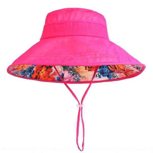 

sunshade outdoor screen uv protection big edge breathable quick-drying big flower lady sun hat chiffon beach sun hat, Blue;gray