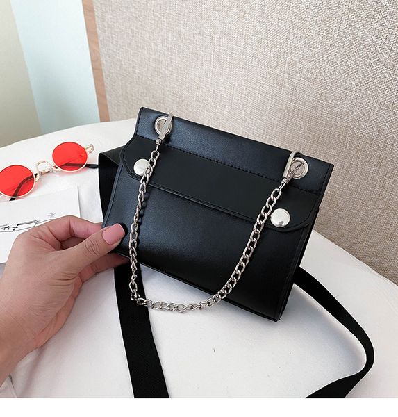 

fashion women pu leather bags messenger pouch shoulder crossbody chain bag long purse envelope handbag shoulder bag