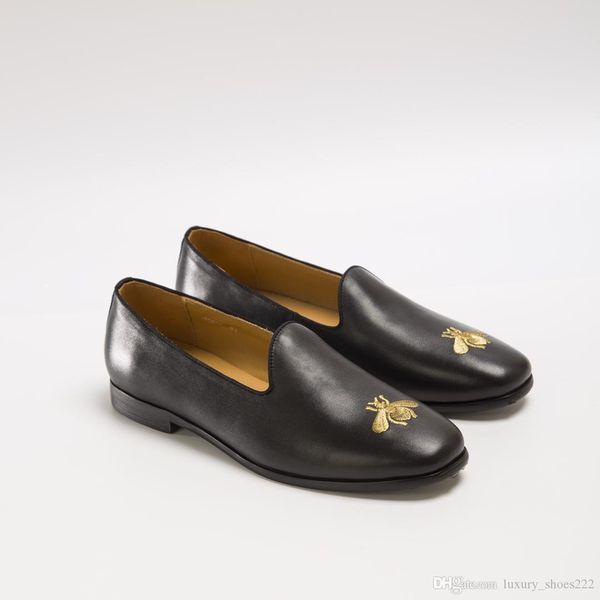 

size 38-45 with box high-end platform designer luxury men's shoes fashionable and comfortable leather embroidery casual shoes