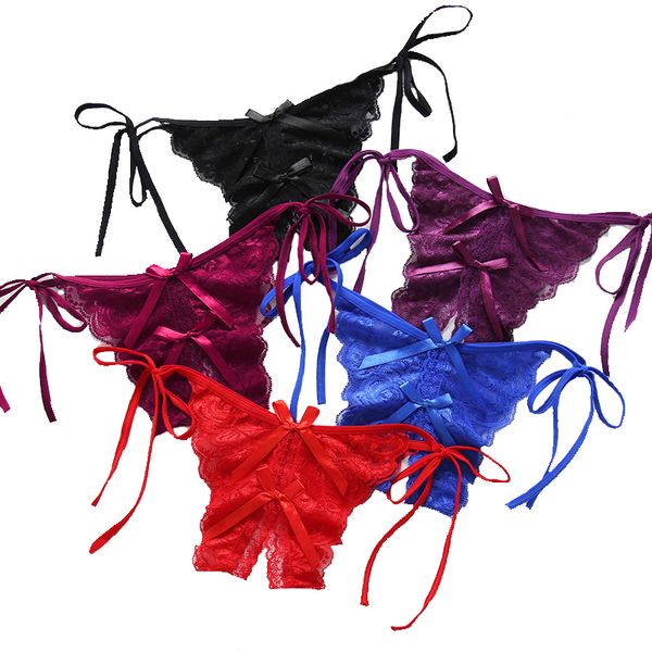 

3pcs/lot new arrival panties women lace panty transparent hollow underwear briefs low-rise briefs intimates, Black;pink