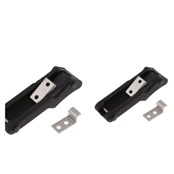

2pieces flexible draw latch soft black rubber replacement for marine boat rv