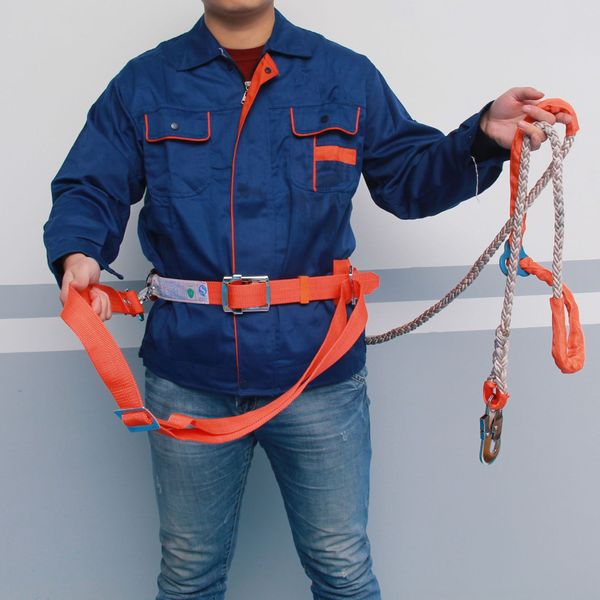 

nwyxw special safety belt for electrician climbing wooden rod national standard electrician fall-proof climbing anti-fall double insurance p