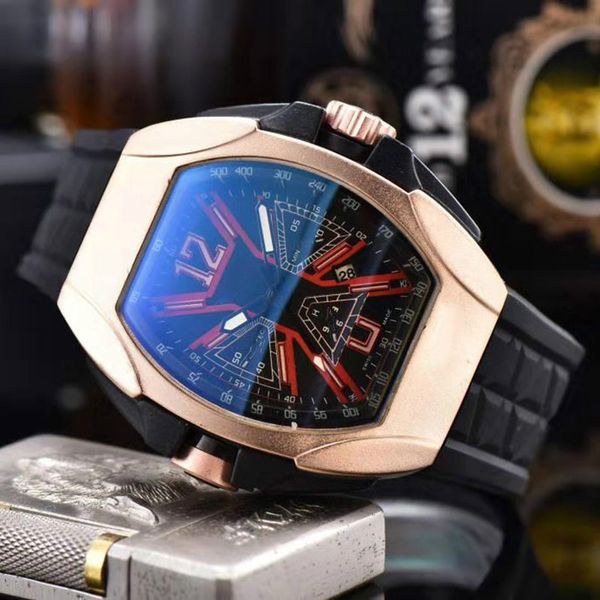 

Men Watches Quartz Movement Watch Stainless Steel Dial Leather Strap Boutique Fashion Watch Birthday Gift Watches