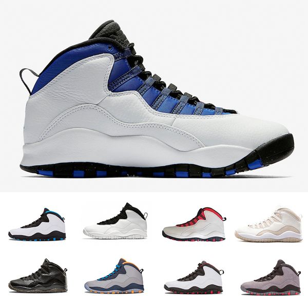 

new 10 10s mens cement westbrook pe basketball shoes chicago black white blue red men athletic sport mens sneakers size 41-47