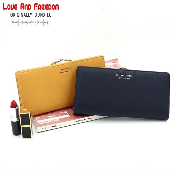 

seasonal wallet women's new hipster artistic style women's wallet pu fashion simple creative solid color coin purse