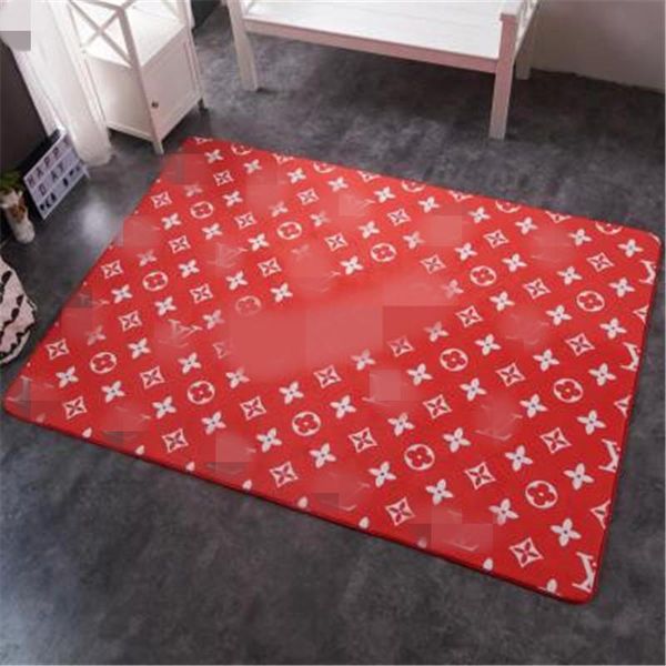 

classic thick new letter printed foot mats no-slip bedroom carpets style foot rugs ship