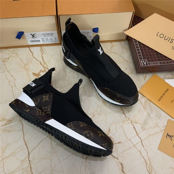 

2020 new qp luxury designer run away sneakers men and women casual shoes leather breathable sneakers