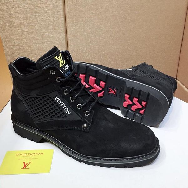 

fashion sneakers mens shoes boots footwears athletic trainers with origin box chaussures pour hommes breathable mens shoes fashion type, Black