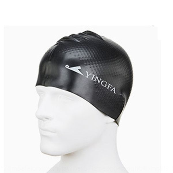 

uflic yingfa solid color silicone waterproof elastic ear protection fashion men's and silicone swimming cap swimming cap women's i