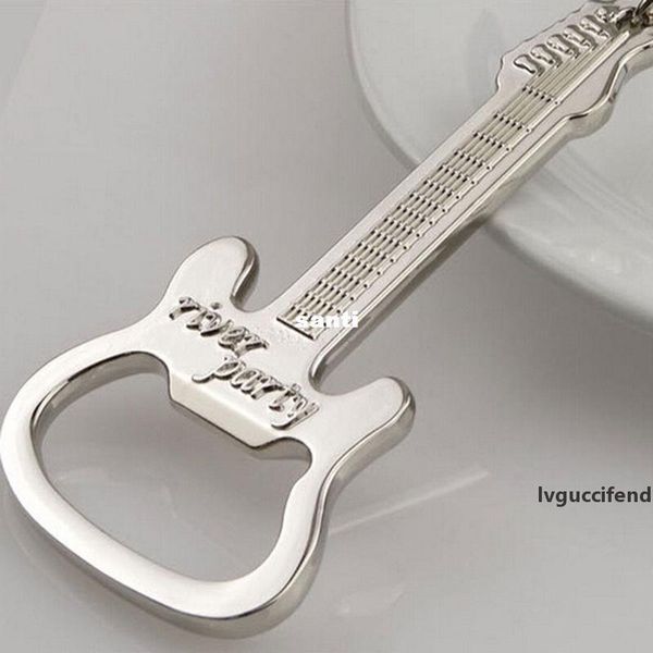 

new arrive gift zinc alloy beer guitar bottle opener bottle opener keychain keyring key chain key ring