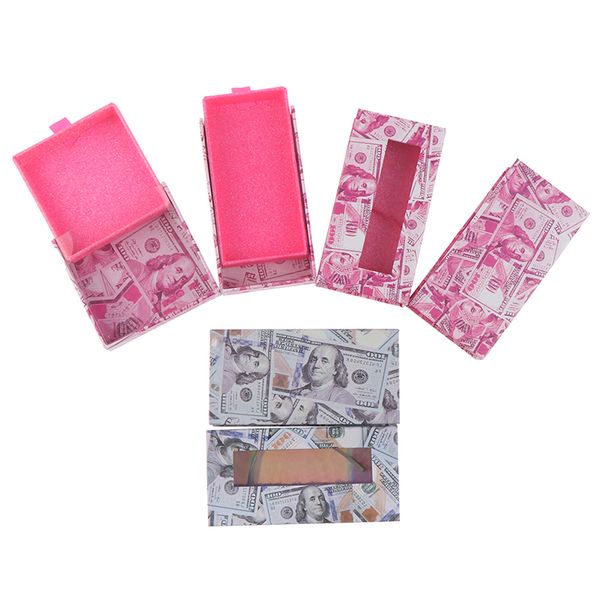 

false eyelashes 1pc plastic lash box lashes tray insert eyelash marble packaging