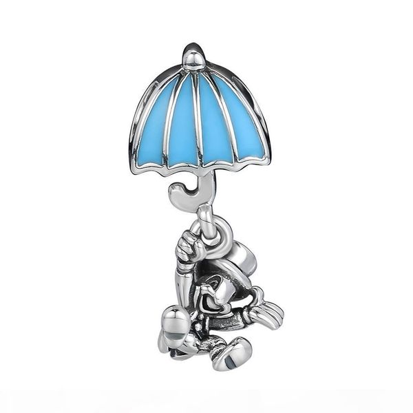 

2018 autumn 925 sterling silver jewelry jiminy cricket dangle charm beads fits bracelets necklace for women jewelry making, Bronze;silver