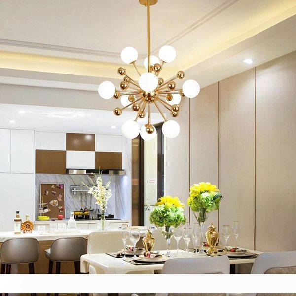 

Glass Led Lamp Modern pendant lamp Chandelier Ceiling lamp Living Room Bedroom Dining Room Light Fixtures Decor Home Lighting G4 12 Lights