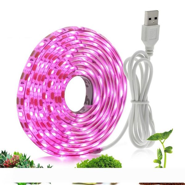 

full spectrum led grow lamp usb led grow strip 2835 smd 0.5m 1m 2m fitolampy grow lights for indoor plant flower seedling