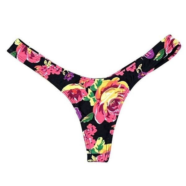 

women brazilian print bikini bottom thong bathing beach swimsuit swimwear bikinis solid push up bikini 2020 xq, White;black