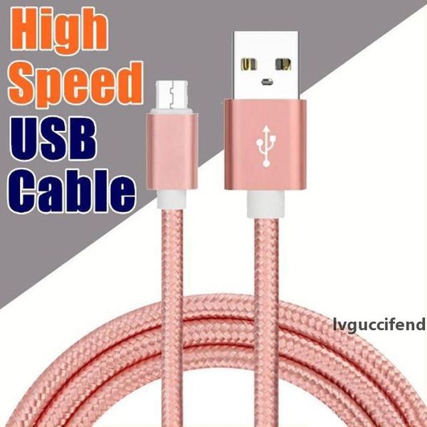

mq100 metal housing braided micro usb cable 2a durable high speed charging usb type c cable with 10000 bend lifespan for android smart phone