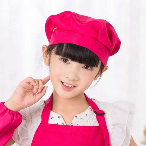 

lizqq performance cap high-end printable print children's chef hat performance cap high-end children's printing chef hat printing, Yellow