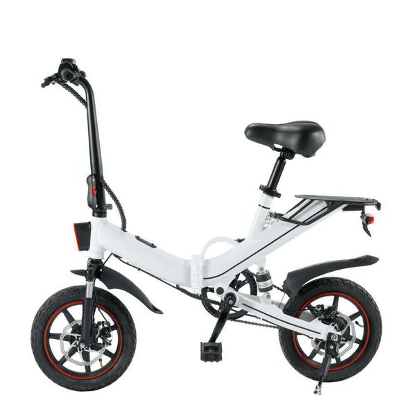 

folding electric bicycle can be licensed new national standard lithium battery bicycle scooter, Silver;blue