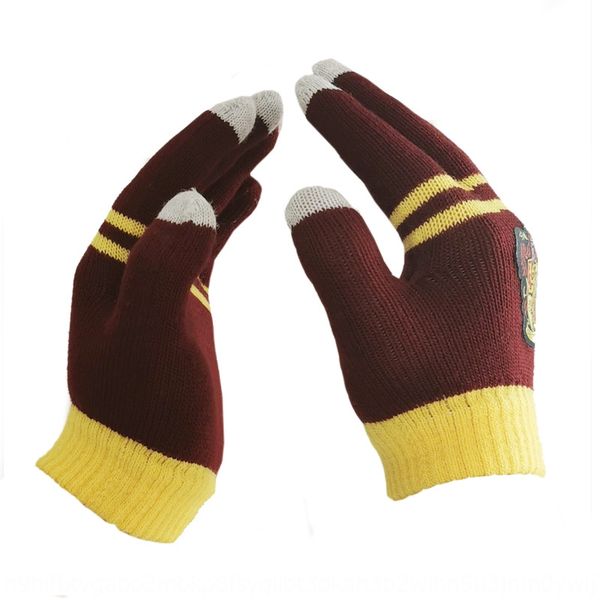 

nrote harry potter cos gryffindorknitted acrylic touch and mobile screen harry potter cos gryffindorknitted acrylic phone touch gloves and g