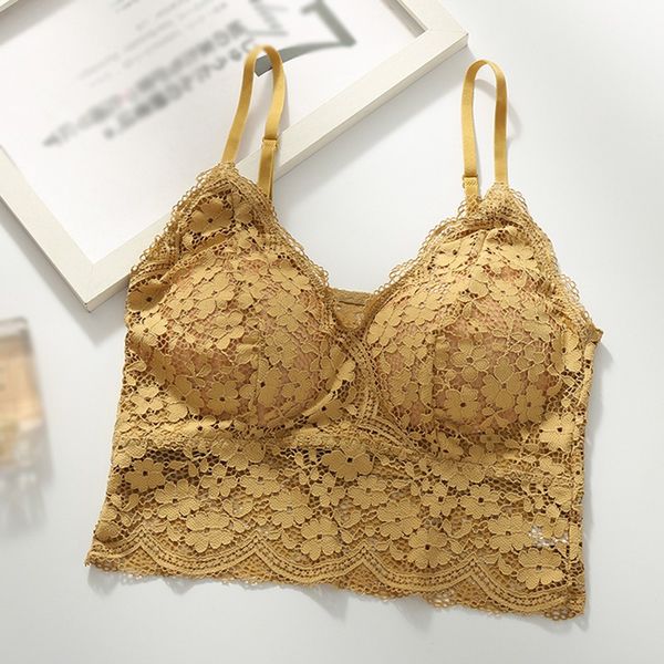 

summer double slim women tube lace floral hollow underwear bra removable pad wrapped chest clothes bralette, Red;black