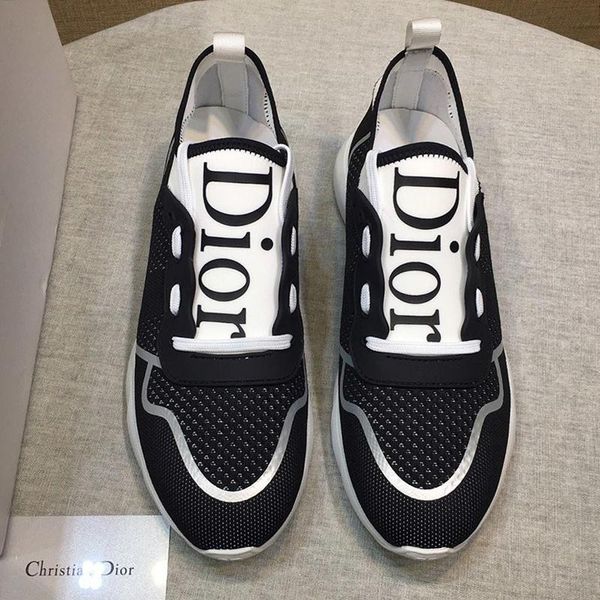

new breathable mens shoes luxury outdoor trainer sneakers mens flats platforms zapatos de hombre with original box b21 neo sneaker in techni